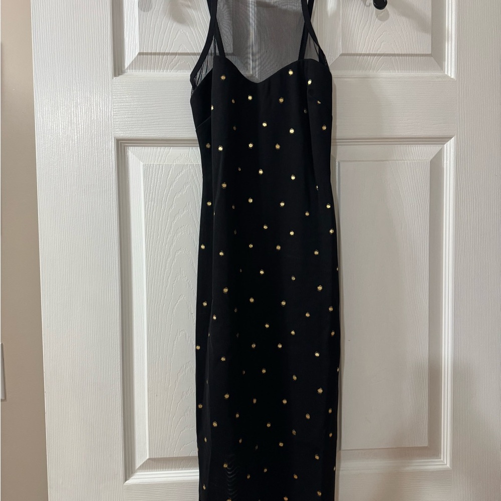 Bec + Bridge Black and White Spaghetti Strap Slip Dress
